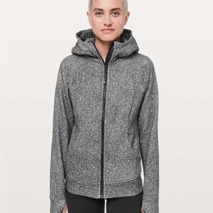 Lululemon Athletica Black and Gray Zip-Up Hoodie